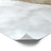 Lone Wolf in Snow Poster (Hoek)