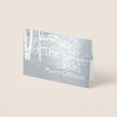 Lone Wolf in WInter Folie Kaarten (Voorkant)