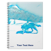 Lone Wolf in WInter Notitieboek (Voorkant)