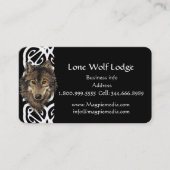 Lone Wolf Lodge Custom Visitekaartje (Voorkant)