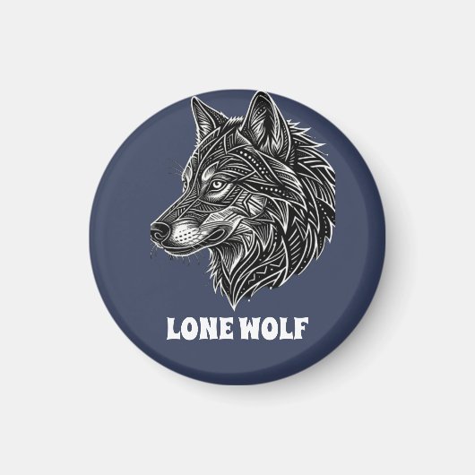 LONE WOLF MAGNEET (Voorkant)