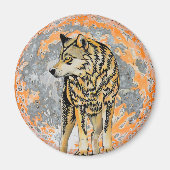 LONE WOLF MAGNEET (Voorkant)