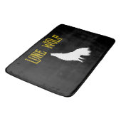 Lone Wolf Male Sigma Modern Minimalist Badmat (Gekanteld)