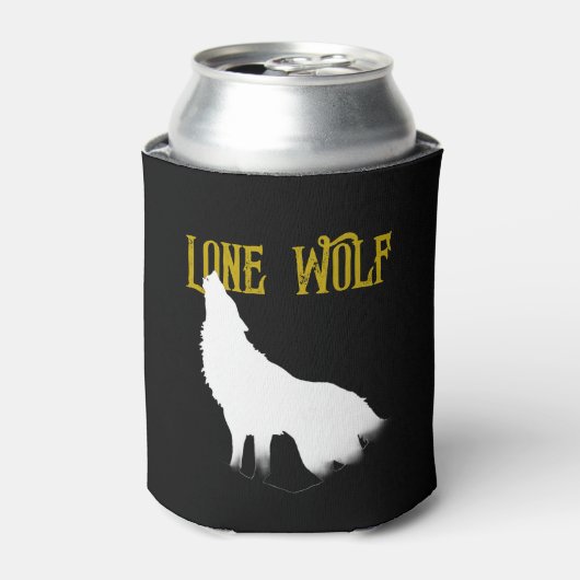 Lone Wolf Male Sigma Modern Minimalist Blikjeskoeler (Blikje Voorkant)