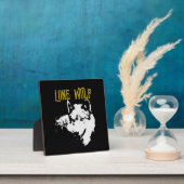 Lone Wolf Male Sigma Modern Minimalist Fotoplaat (Insitu)