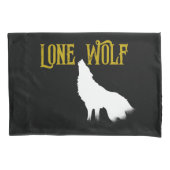 Lone Wolf Male Sigma Modern Minimalist Kussensloop (Voorkant)