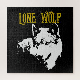 Lone Wolf Male Sigma Modern Minimalist Legpuzzel