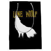Lone Wolf Male Sigma Modern Minimalist Medium Cadeauzakje (Voorkant)