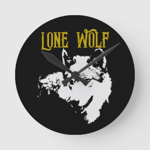 Lone Wolf Male Sigma Modern Minimalist Ronde Klok