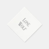 Lone Wolf Male Sigma Modern Minimalist Servet (Hoek)