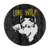 Lone Wolf Male Sigma Modern Minimalist Snijplank (Voorkant)