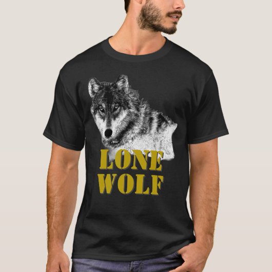 Lone Wolf Male Sigma Modern Minimalist T-shirt (Voorkant)