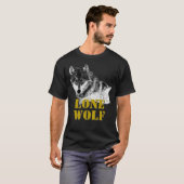 Lone Wolf Male Sigma Modern Minimalist T-shirt (Voorkant volledig)