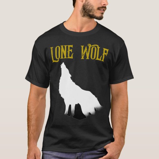 Lone Wolf Male Sigma Modern Minimalist T-shirt (Voorkant)