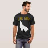 Lone Wolf Male Sigma Modern Minimalist T-shirt (Voorkant volledig)