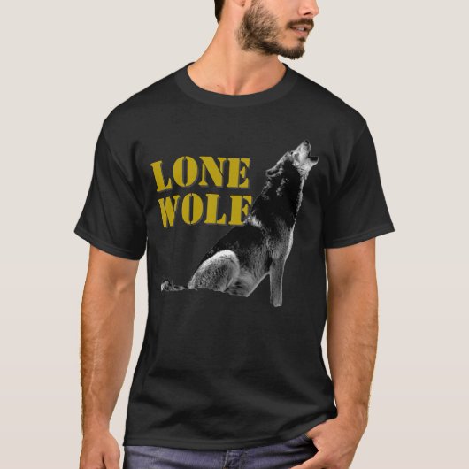 Lone Wolf Male Sigma Modern Minimalist T-shirt (Voorkant)