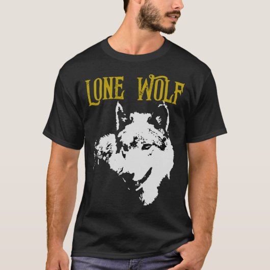 Lone Wolf Male Sigma Modern Minimalist T-shirt (Voorkant)