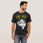 Lone Wolf Male Sigma Modern Minimalist T-shirt (Voorkant volledig)