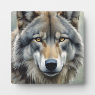 Lone Wolf Motivatie Inspirerend kunst Fotoplaat