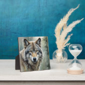 Lone Wolf Motivatie Inspirerend kunst Fotoplaat (Insitu)