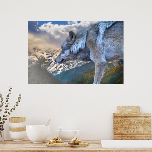 LONE WOLF OVERLORD OF FREEDOM POSTER (Keuken)