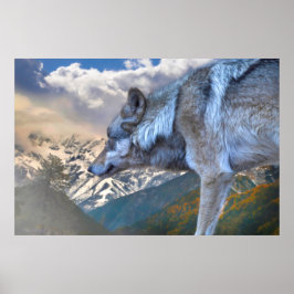 LONE WOLF OVERLORD OF FREEDOM POSTER