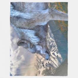 LONE WOLF OVERLORD VAN VRIJHEID FLEECE DEKEN