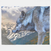 LONE WOLF OVERLORD VAN VRIJHEID FLEECE DEKEN (Voorkant (Horizontaal))