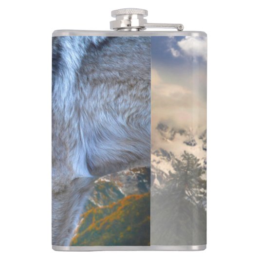 LONE WOLF OVERLORD VAN VRIJHEID HEUPFLES (Achterkant)