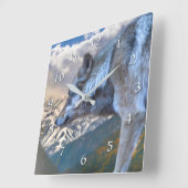 LONE WOLF OVERLORD VAN VRIJHEID VIERKANTE KLOK (Hoek)