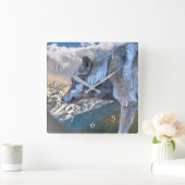 LONE WOLF OVERLORD VAN VRIJHEID VIERKANTE KLOK (Huis)