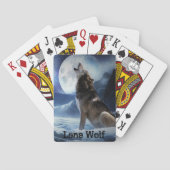 Lone Wolf Poker speelkaarten (Achterkant)