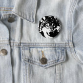 Lone Wolf Ronde Button 5,7 Cm (In situ)