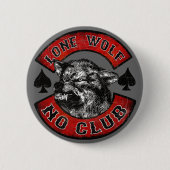 Lone Wolf Ronde Button 5,7 Cm (Voorkant)