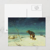Lone Wolf Samotny Wilk Briefkaart (Voorkant / Achterkant)