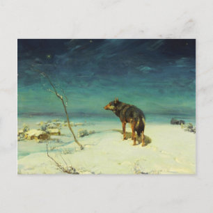 Lone Wolf Samotny Wilk Briefkaart