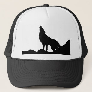 Lone Wolf staat op een heuvel Trucker Pet