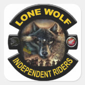Lone Wolf Sticker (Voorkant)