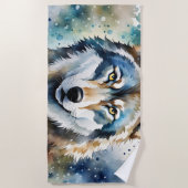 Lone Wolf Strandlaken (Voorkant)