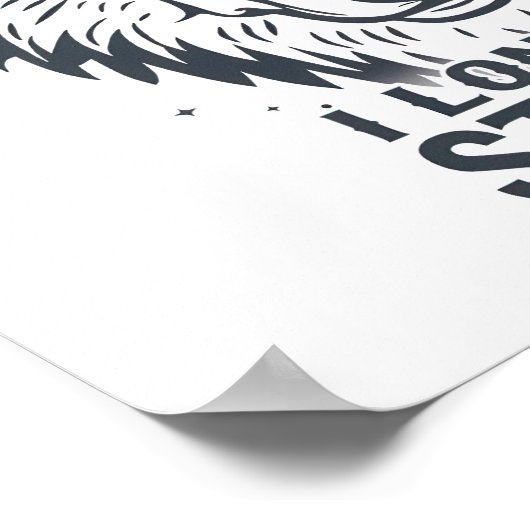 Lone Wolf Strength and Resilience Poster (Hoek)