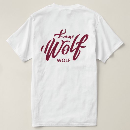 Lone Wolf T-Shirt (Design achterkant)
