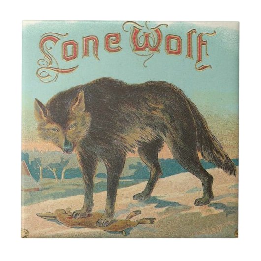 Lone Wolf Tegeltje (Voorkant)