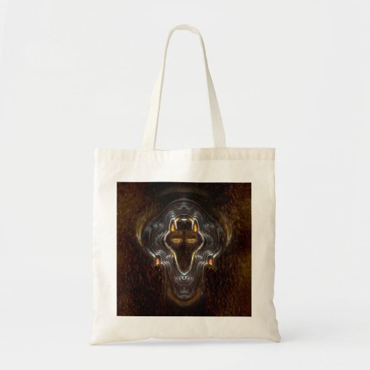 Lone Wolf Tote Bag (Voorkant)