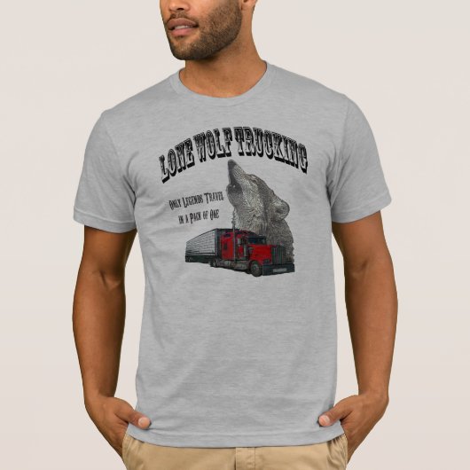 Lone Wolf Trucking T-shirt (Voorkant)