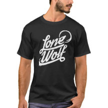 Lone Wolf Typographic T-shirt