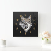 Lone Wolf Wall klok (Huis)