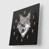 Lone Wolf Wall klok (Hoek)