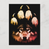Lone Wolf. wilde ziel Briefkaart (Voorkant)