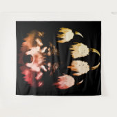 Lone Wolf. wilde ziel Wandkleed (Voorkant (horizontaal))