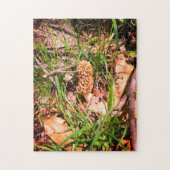 Lone Yellow Morel Legpuzzel (Verticaal)